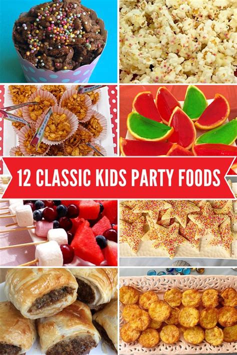 You can then dip them in chocolate and sprinkles! 12 Classic Kids Party Foods: Easy to Make and Kid Approved ...
