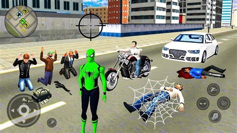 Spider Rope Hero Ninja Gangster Crime Vegas City Android Gameplay