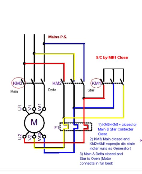 Next, the circuit goes through the nc terminals of the thermal over load relay. Star Delta Motor Starter Wiring Diagram Pdf - Database ...