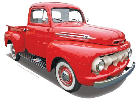 Classic Car Pickup Truck Thames Trader Ford Classic Car Png Download