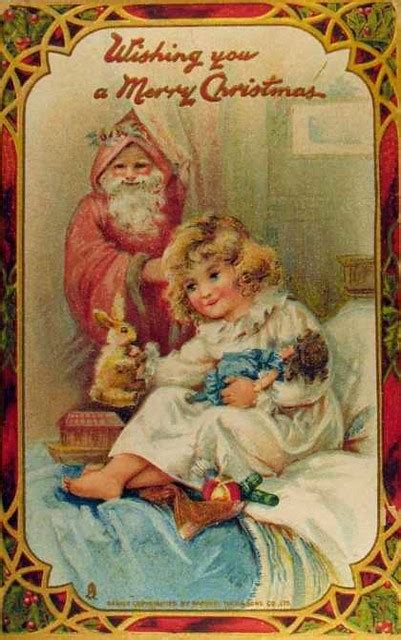 Vintage Christmas Santa Claus Postcard Free To Use In Your Flickr