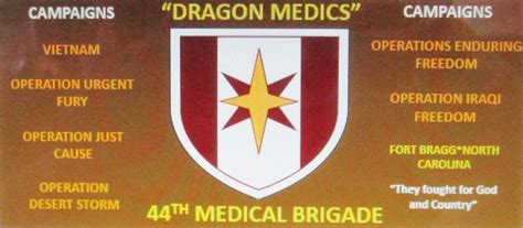 44th Medical Brigade Dragon Medics 3 X 5 Etsy