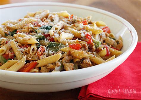 Zervas says the easy recipe used to make regular appearances on her menus. Pasta with Italian Chicken Sausage, Peppers and Escarole ...