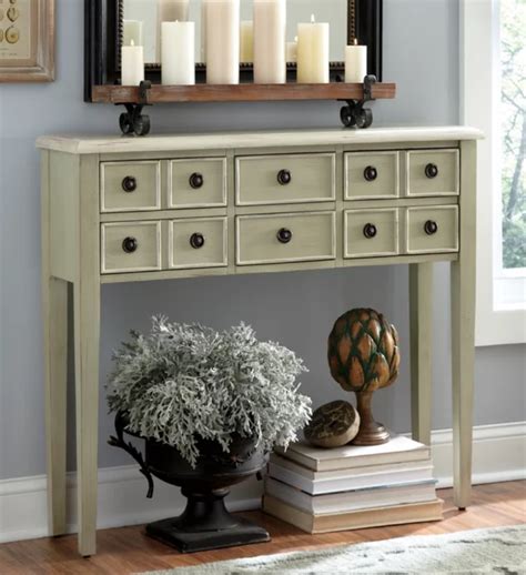 Practical And Attractive Narrow Console Tables For Your Entryway
