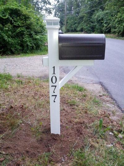 If you do not have a raised curb, contact your if your mailbox is on a different street from your house or apartment, put your full street address on the box. Mailbox Post, Hardware and Accessories - BB&S Fence ...