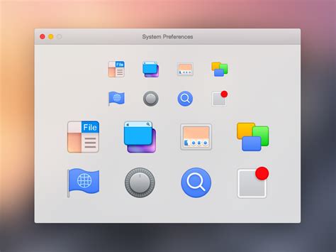 Yosemite System Preferences By Angela Salud Chua On Dribbble