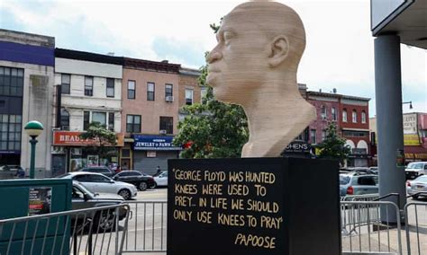 George Floyd Memorials Vandalised In New York And New Jersey George