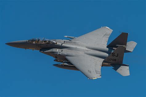 f 15e strike eagle from the 336th fighter squadron out of seymour johnson afb nc on the flex