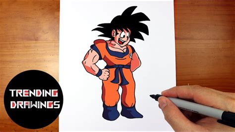 Cómo Dibujar El Personaje Fnf Mod Goku Easy Paso A Paso