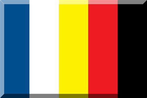 The background color is red, and the cross is white. File:Flag-Blue-White-Yellow-Red-Black.svg - Wikimedia Commons