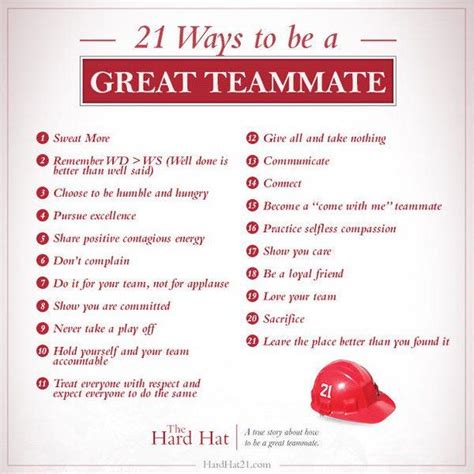 21 Ways To Be A Great Teammate Brian Dodd On Leadership