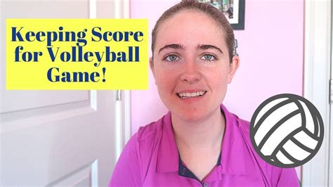 How To Fill Out A Volleyball Scoresheet Usa Volleyball Youtube