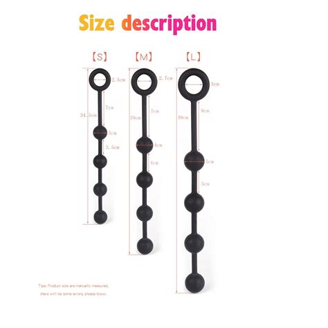 giant silicone extra large big anal beads dildo dong fat butt plug huge sex toy ebay