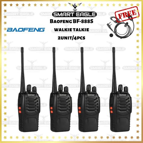 Baofeng Bf 888s 2pairpasang 4 Unitspcs Walkie Talkie 16 Channel