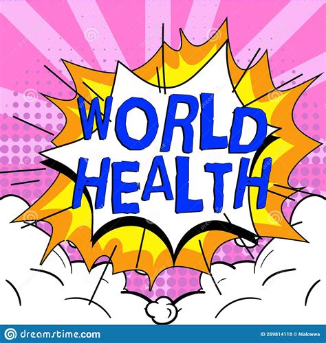Conceptual Display World Health Business Overview World Day Of Action