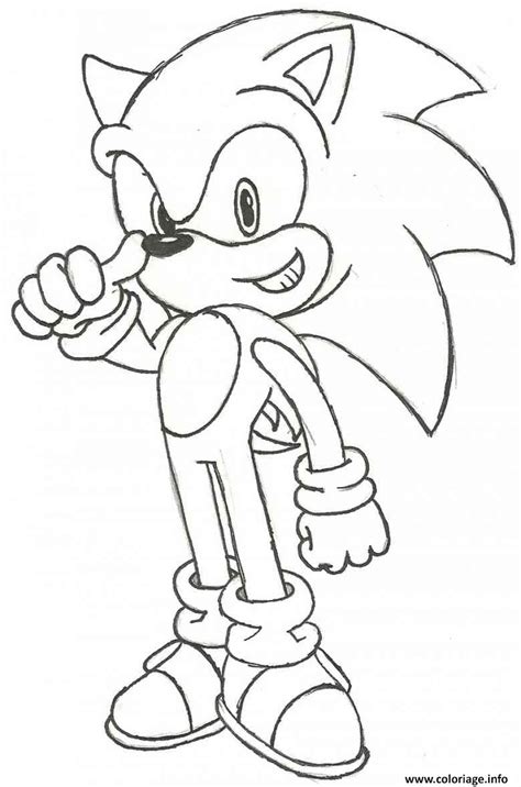 Coloriage Sonic 76 Dessin Sonic à Imprimer