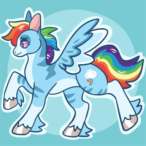 Rainbow Dash Doodle 🪐 Pony Town Amino