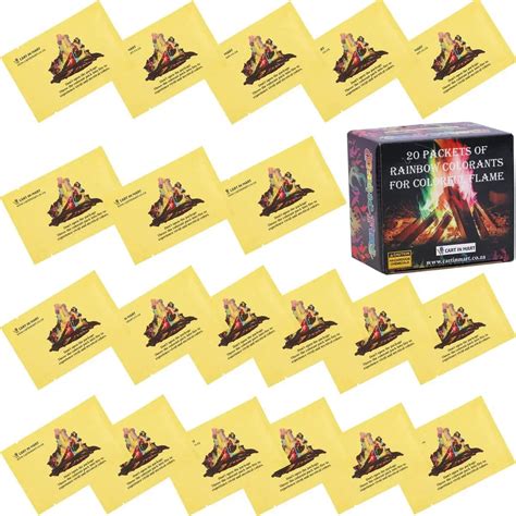 20 Pack Mystical Fire Flame Colourant Magical Results