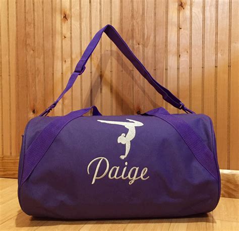 Personalized Gymnastics Duffle Bag Sports Bags Keweenaw Bay Indian
