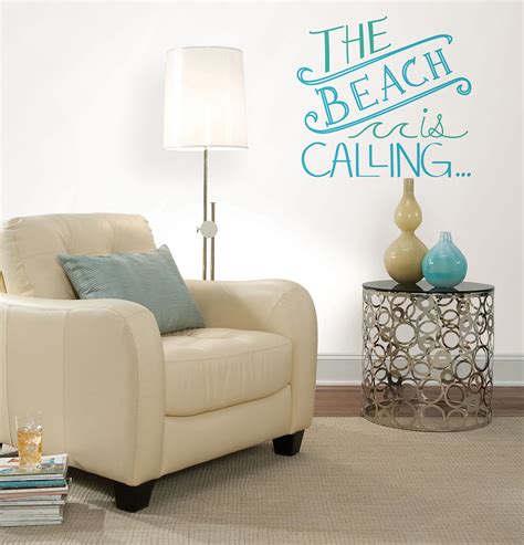 The Beach Is Calling So I Must Go Perfect Wall Quote Decal For A