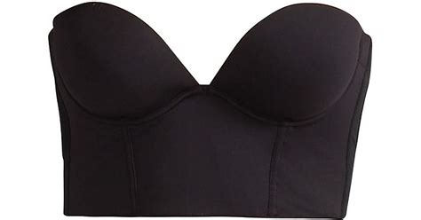 Cosabella Synthetic Marni Strapless Convertible Plunge Bra In Black Lyst