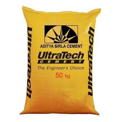 Ultra Tech Cement Packaging Type Pp Sack Bag At Rs 370bag In Chennai