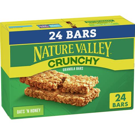 Nature Valley Crunchy Granola Bars Oats N Honey 1788 Oz 12 Ct 24