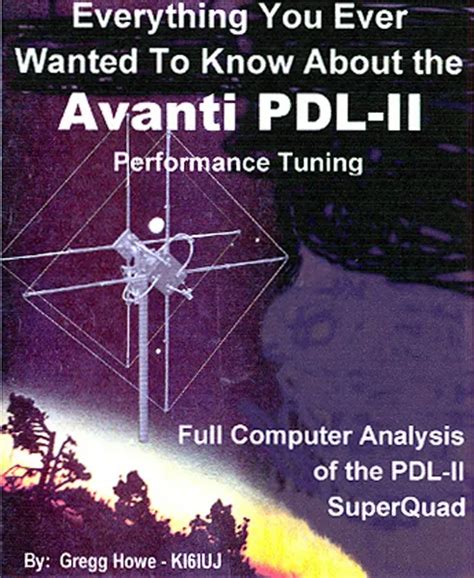 AVANTI AV 120 AV 122 PDL II CB Radio Quad Beam Antenna Manual 12 95