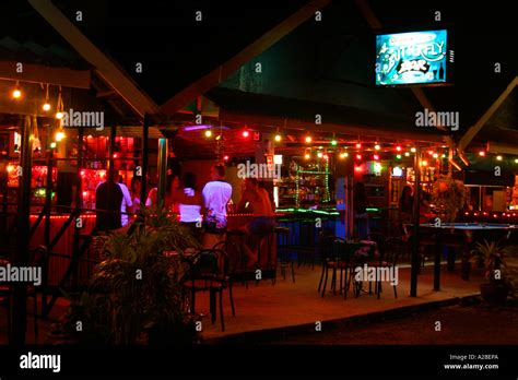 Thailand Nightlife Bar Neonlights Ao Nang Krabi Stock Photo Alamy