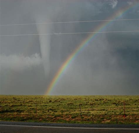 Tornado And The Rainbow Photograph By Ed Sweeney