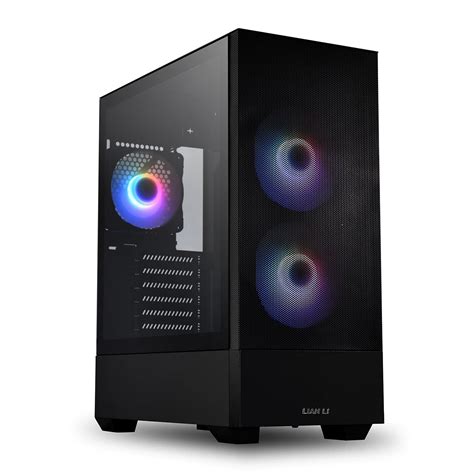 Buy Lian Li Mesh Airflow Atx Pc Case Gaming Computer Case Mid Tower Chassis With Argb Pwm Fans