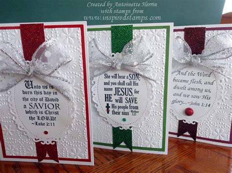 Add your custom holiday greeting and your family name to the front of the card. inspired stamps...the blog: How to make your own Christmas ...