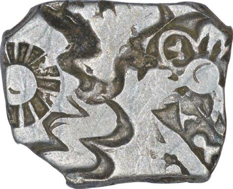 Punch Marked Silver Karshapana Coin Of Magadha Janapada