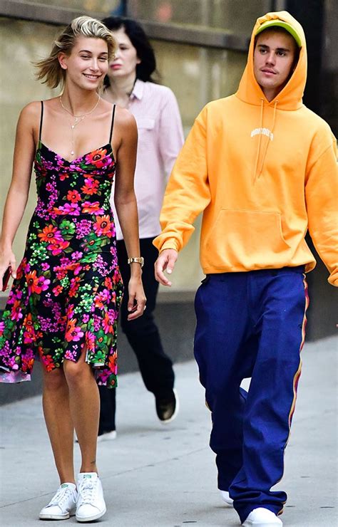 hailey and justin bieber weirdest outfits yet girlfriend