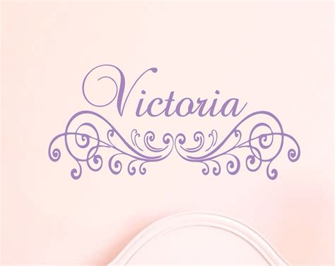 Victoria Name Nombre Victoria Fuentes De Escritura Decoracion De