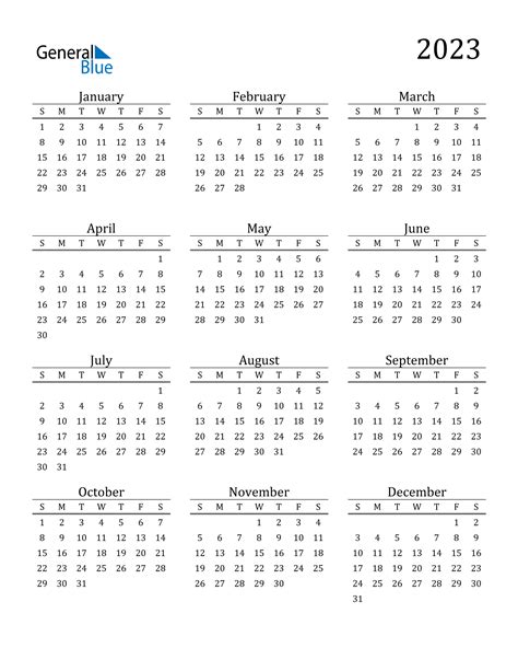 Calendar 2023 Png Transparent Image Download Size 1800x2329px