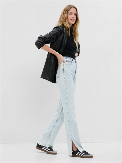 High Rise Organic Cotton 90s Loose Jeans With Washwell Gap