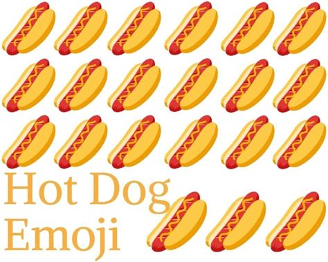 I Am Hot Dog Emoji Hot Dogs Dog Emoji Favorite Recipes