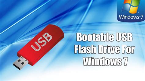 How To Make A Bootable Usb Drive Windows 7 Step By Step Youtube