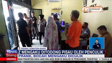 Takut Dimarahi Telat Sekolah Siswi Sd Mengaku Diculik Di Padang