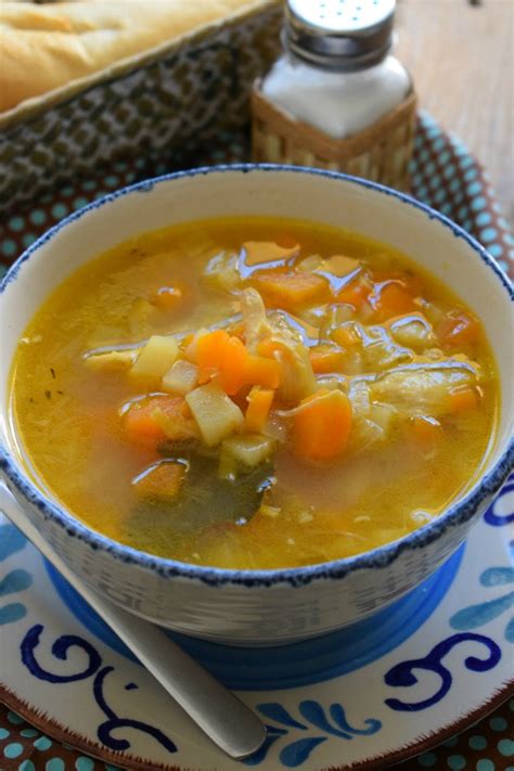 Leftover Chicken And Vegetable Soup Julias Cuisine