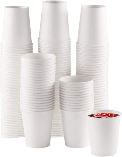 Netko 16 Oz White Paper Cups Disposable Coffee Cups Hot Cups