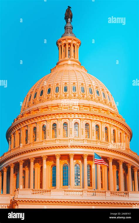 United States Capitol Often Called The Capitol Buildinghome Of The