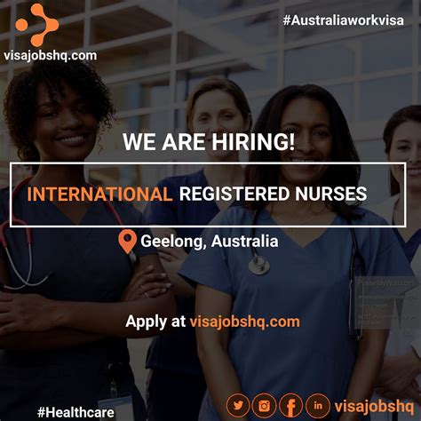 International Registered Nurses In Geelong Relocate To Australia With Work Visa Sponsorship