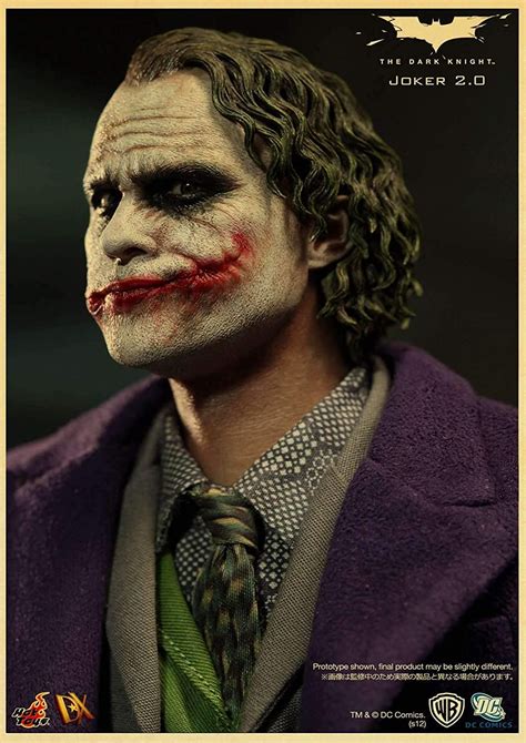 Amazon.com: Joker Heath Ledger Poster Gifts for The Dark Knight Fans DC