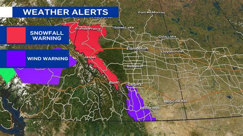 Snow And Storm Warnings For West And Northwest Alberta Ctv News