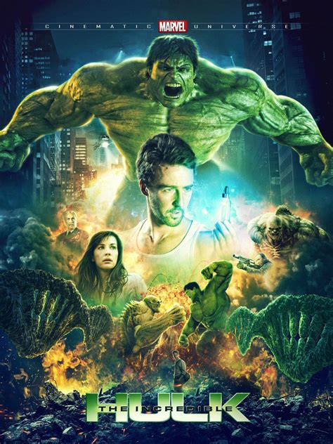 the incredible hulk 2008 film fanart ntetreaultabel poster art marvel movie posters