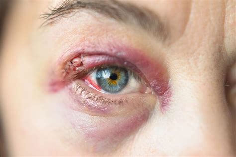 Eyelid Cut Laceration Causes And Treatment