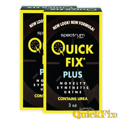 Quick Fix Plus 6.2 3oz synthetic urine (2 Pack) - Synthetic Urine QuickFix
