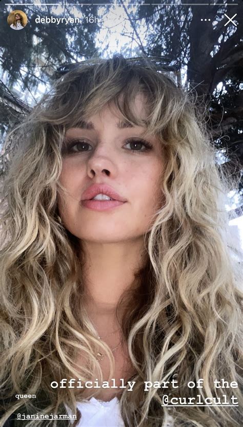 Debby Ryan Gets A Perm Hairstyle Popsugar Beauty